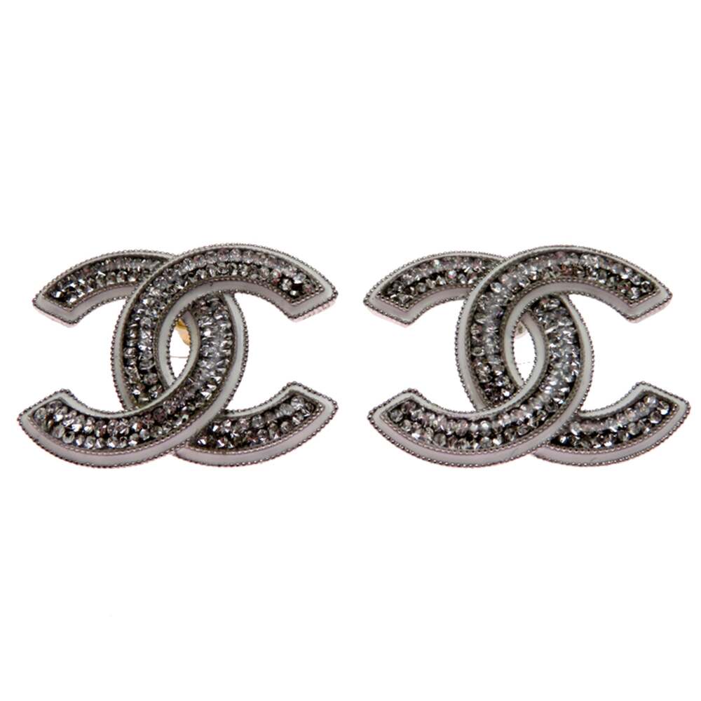 Chanel Cc Logo Earrings Metal #261271C13B